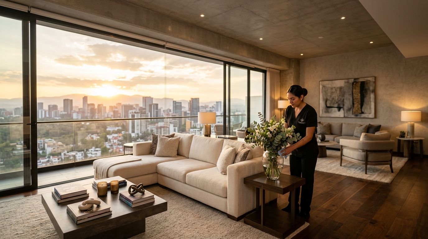 Servicio premium de limpieza de casas en CDMX con resultado impecable en inmueble residencial