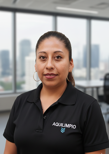 Janette Barrranco Profecional de limpieza de Aquilimpio